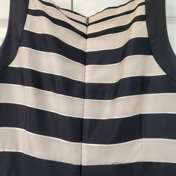Gabby Skye Striped Fit &‎ Flare Dress Sleeveless Party Cocktail Size 6 - Picture 5 of 7